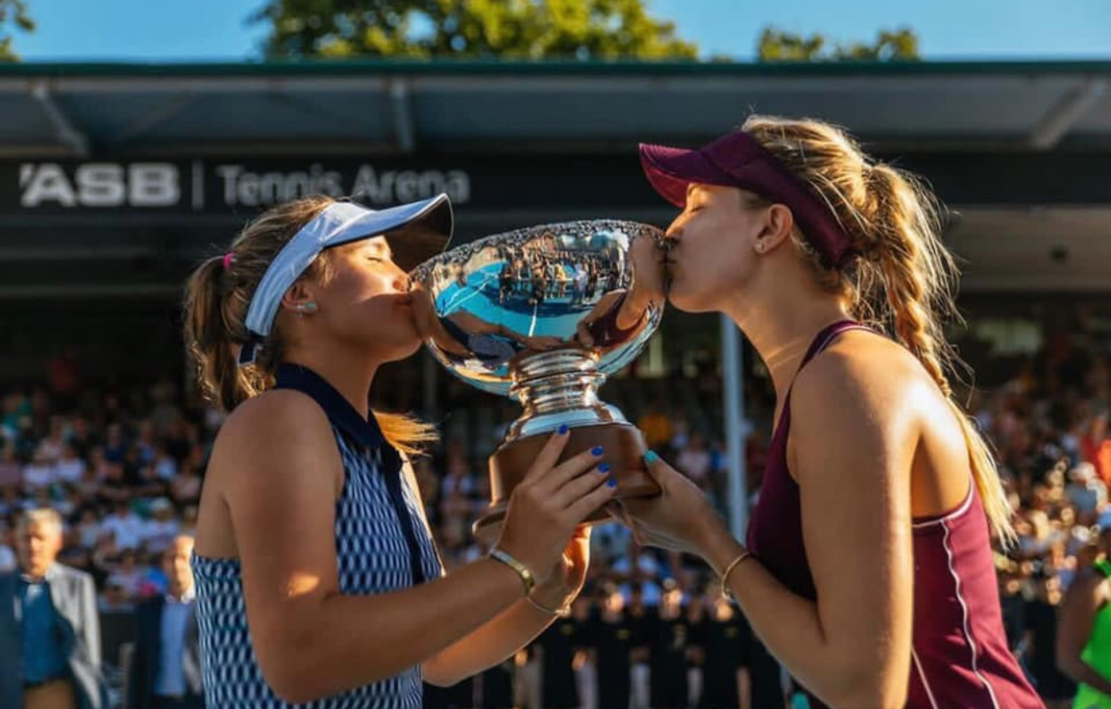 Sofia 'Sonya' Kenin Women’s Double Champion, 2019 ASB Classic